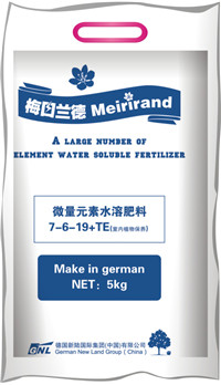 室内植物水溶肥料（7-6-19+TE）